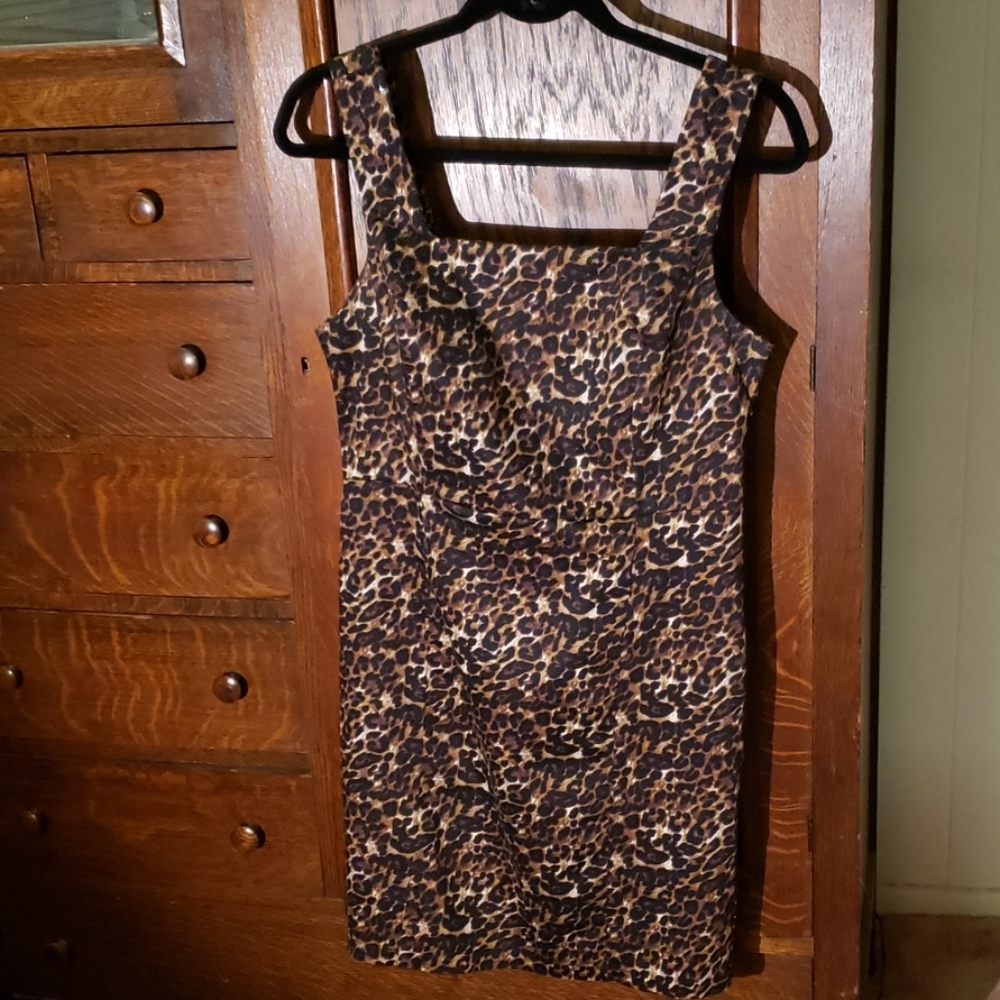 Leopard Sheath Dress